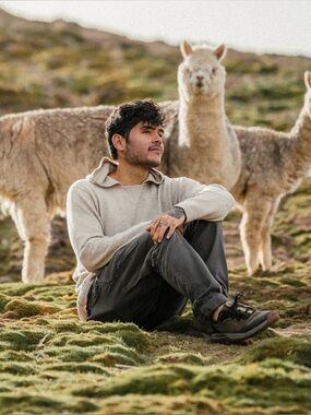 Paka‎ The Hoodie Sweater beige size XXS alpaca